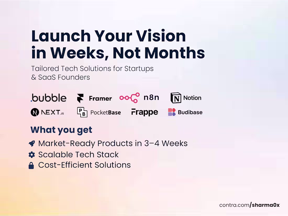 Cover image for Launch Your Vision  in Weeks, Not Months