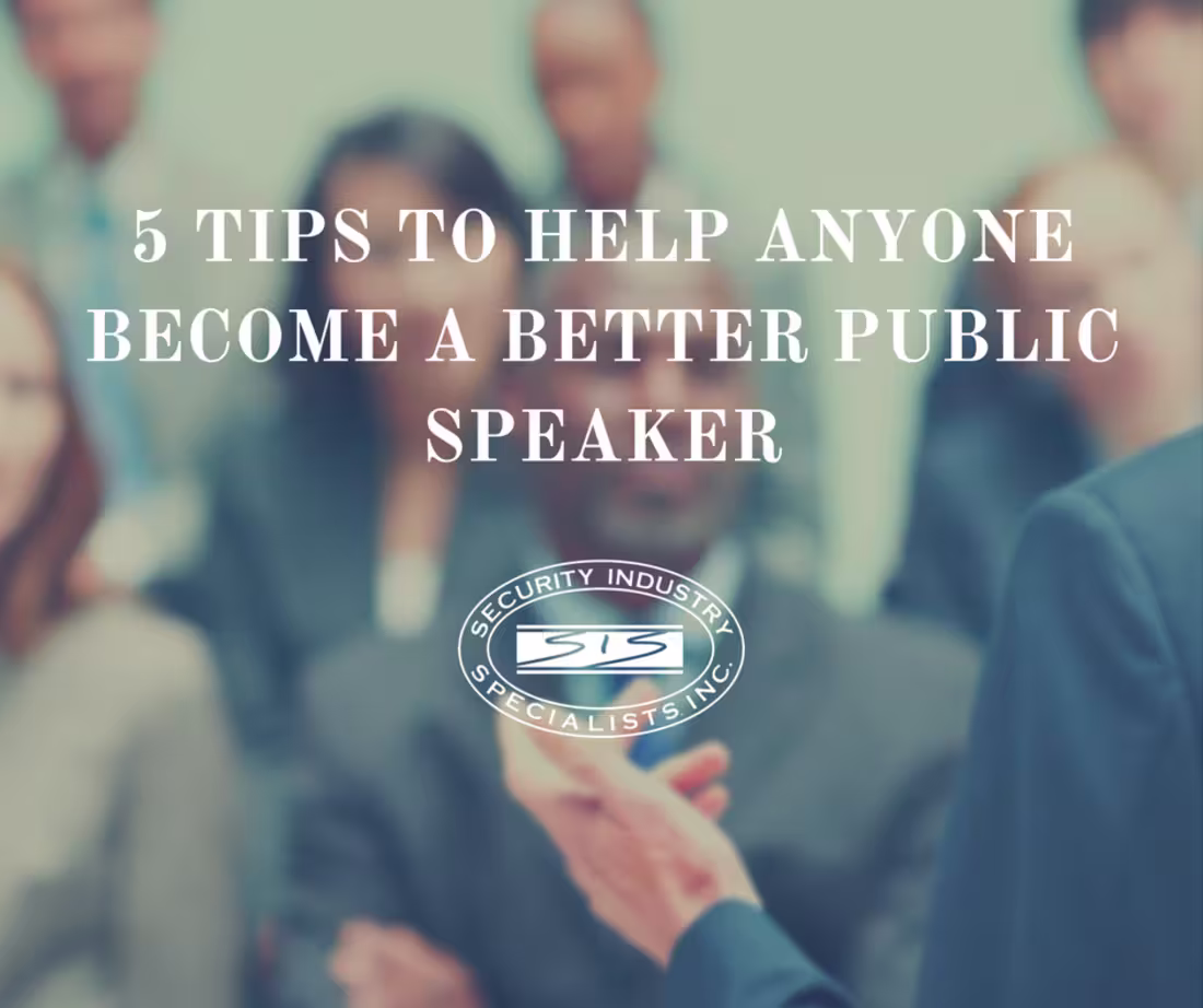 Cover image for 5 Tips to Help Anyone Become a Better Public Speaker - SIS