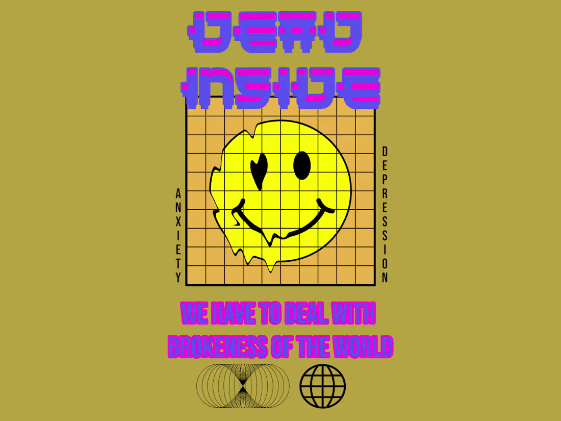 Cover image for Dead Inside (design for clothing)