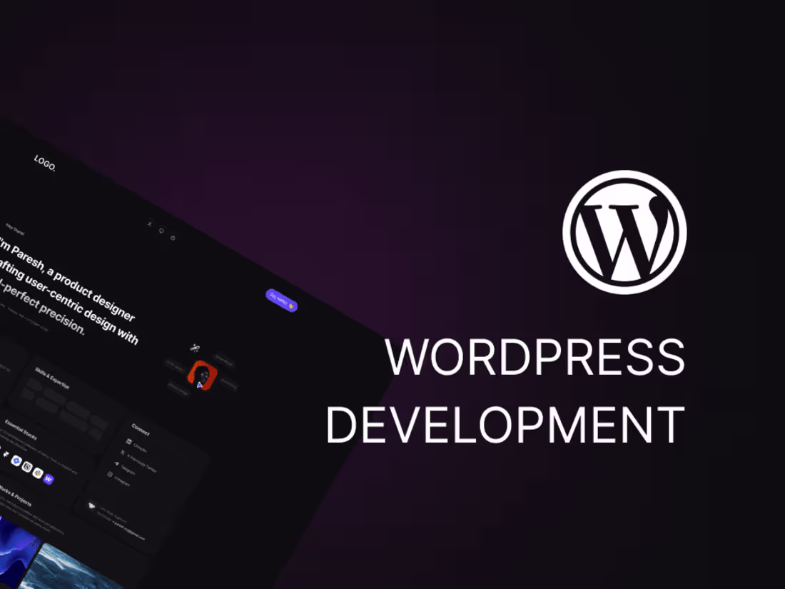Cover image for wordpress Website