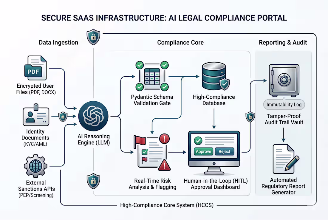 Cover image for Secure SaaS Infrastructure: AI Legal