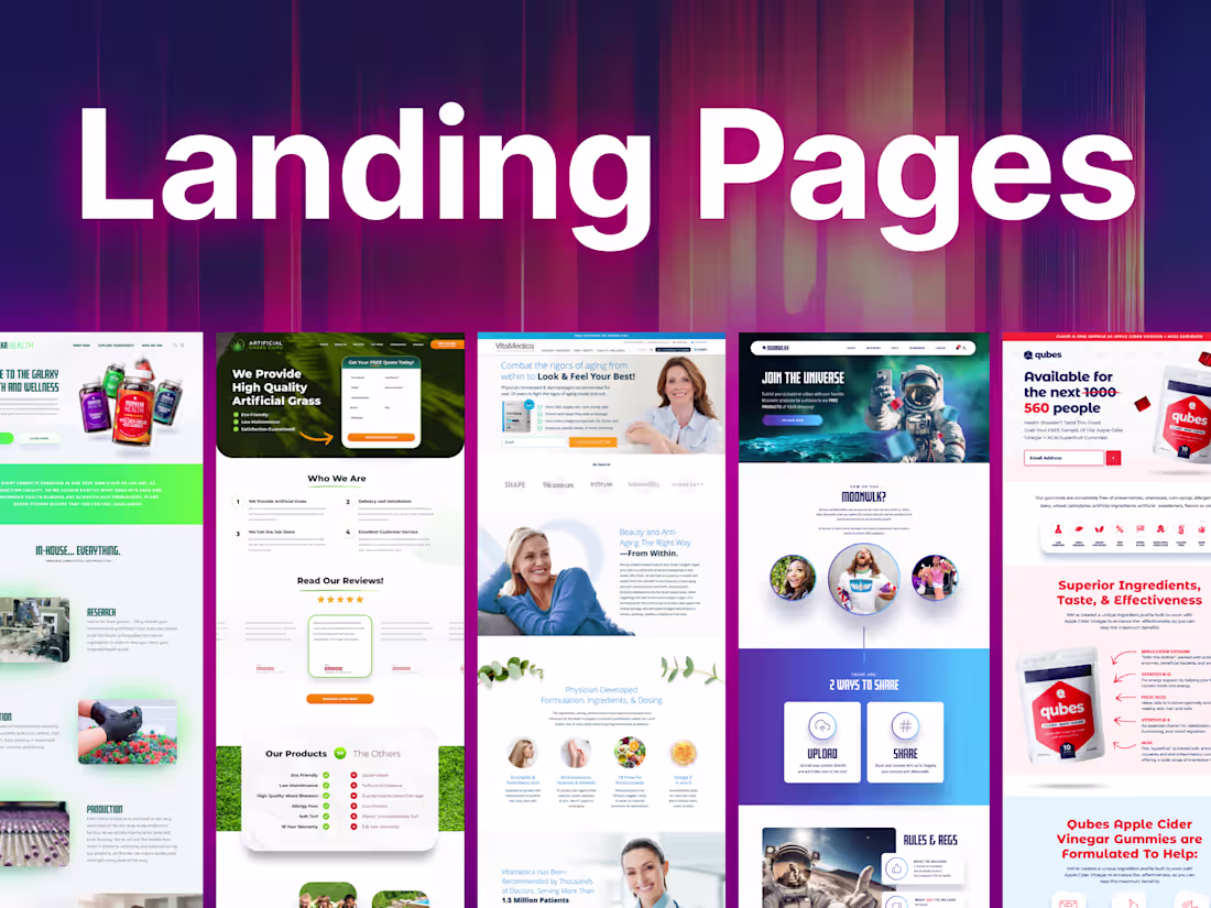 Cover image for Landing Pages