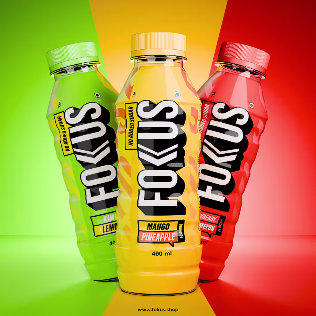 Cover image for Fokus Energy Drink: 3D Visual Power