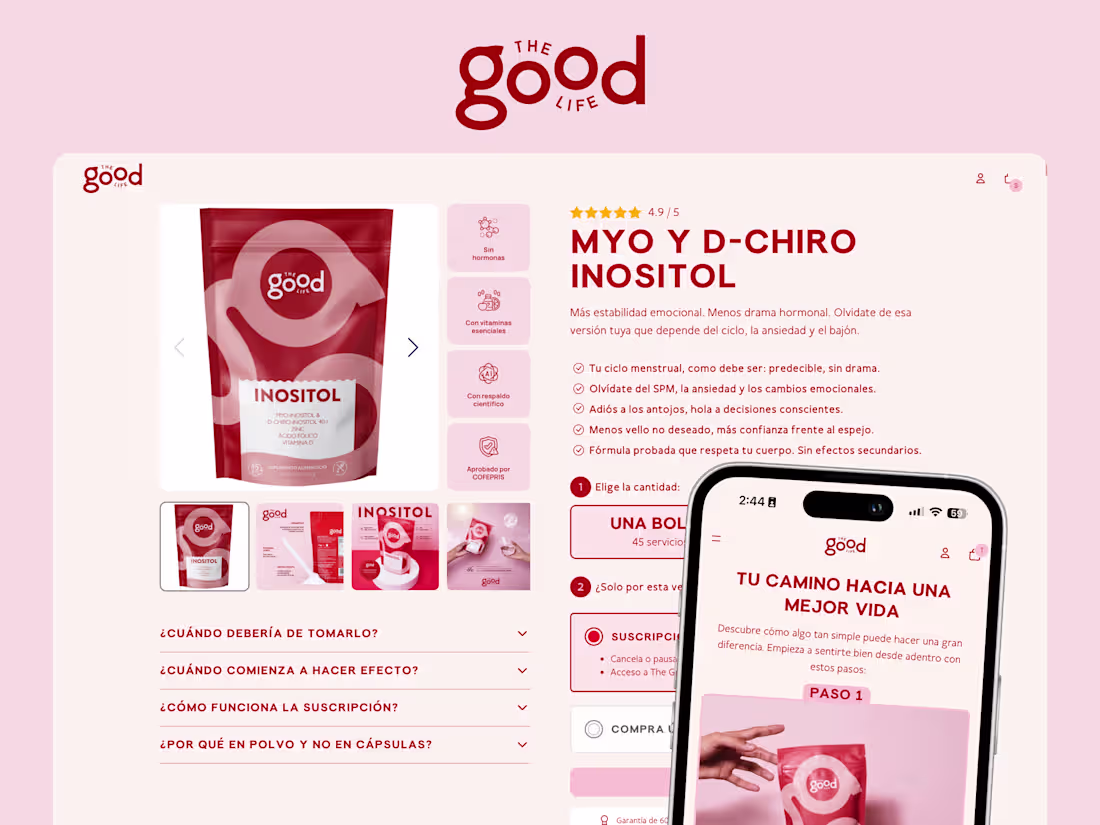 Cover image for The Good Life | PDP Development + CRO 💖