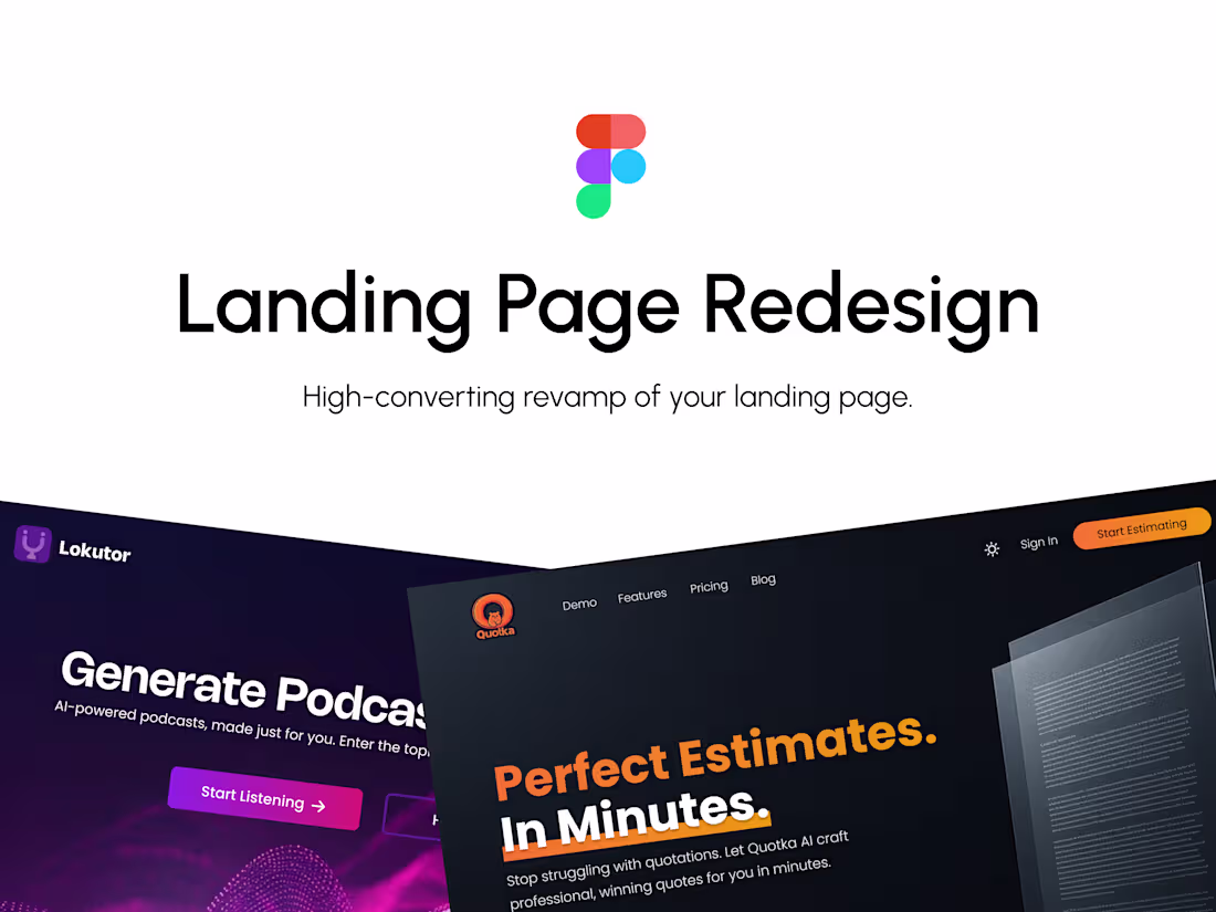 Cover image for Landing Page Redesign