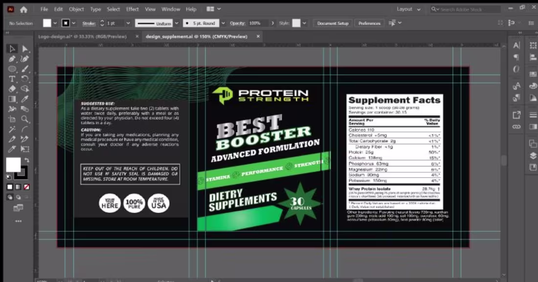 Cover image for Created a high-impact protein supplement