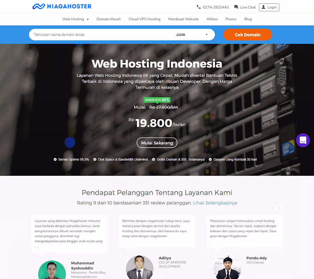 Cover image for www.niagahoster.co.id