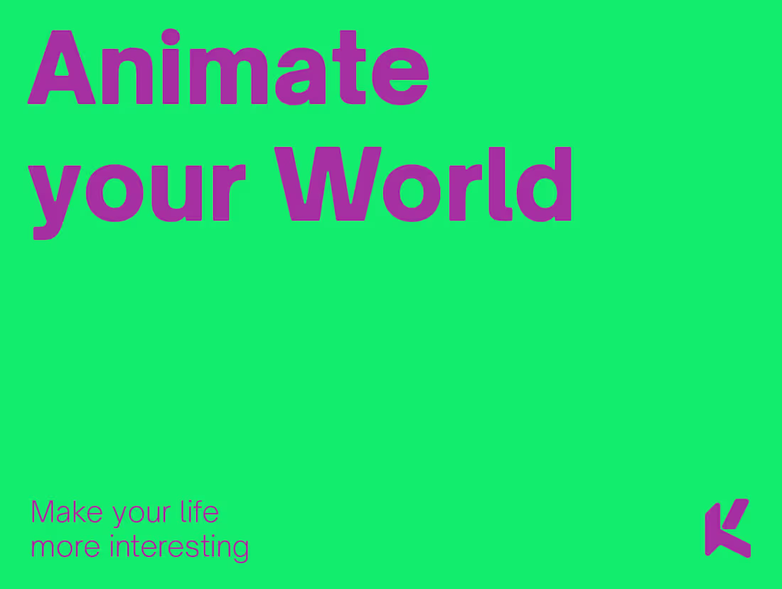 Cover image for Animate your World