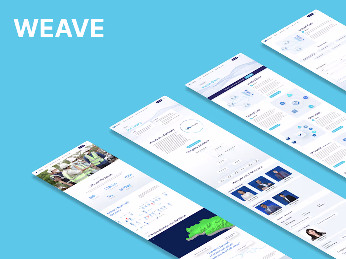 Cover image for Weave - PT Integrasi Jaringan Ekosistem