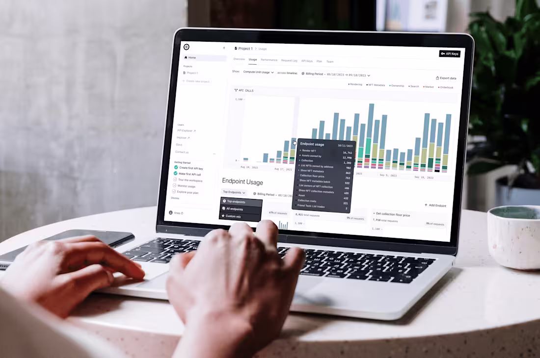 Cover image for Center - Web3 APIs