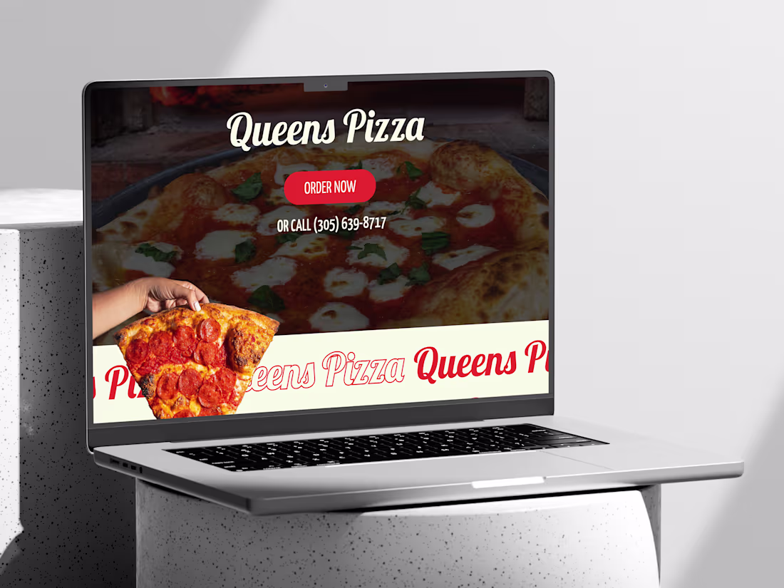 Cover image for Queens NY Pizza — Framer Development