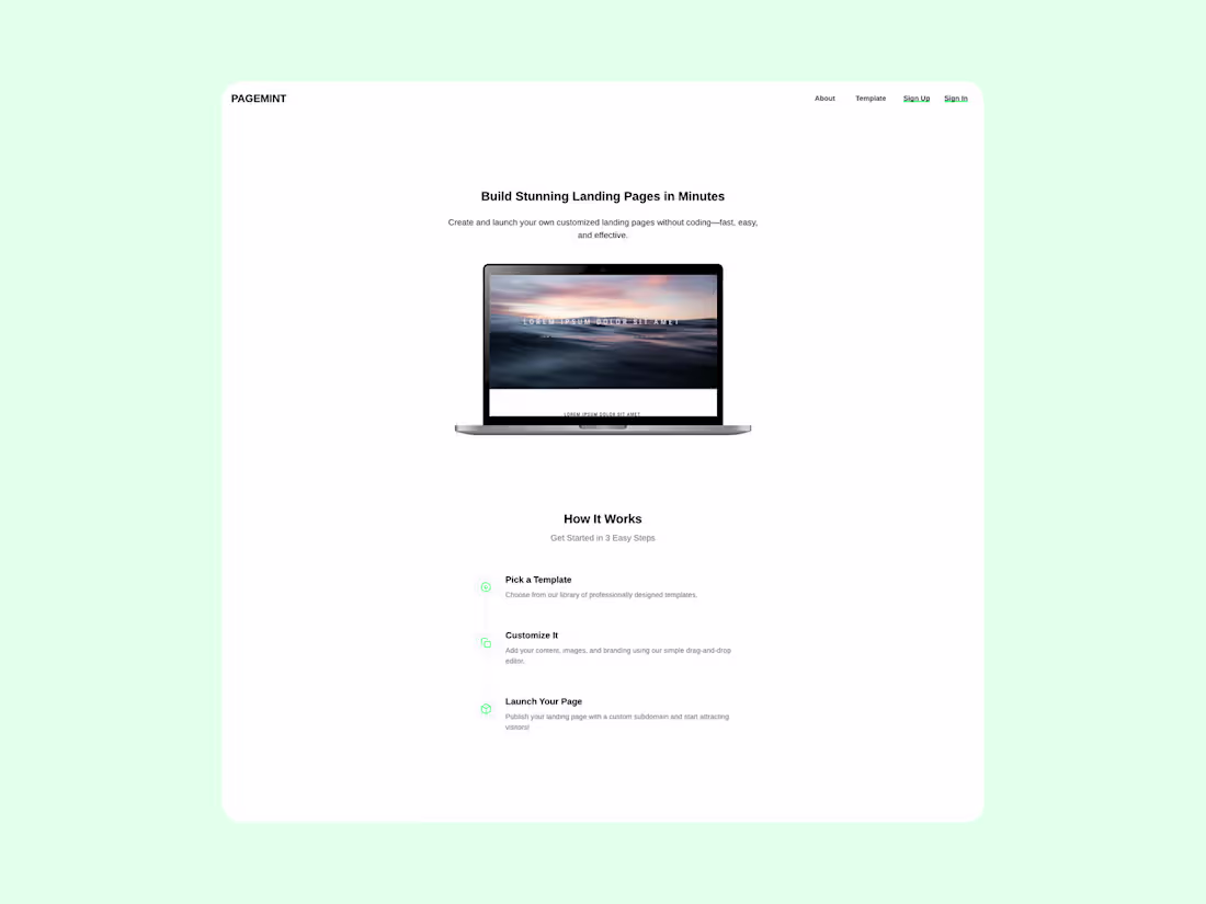 Cover image for SaaS Development | Landing Page Builder with Laravel & Livewire