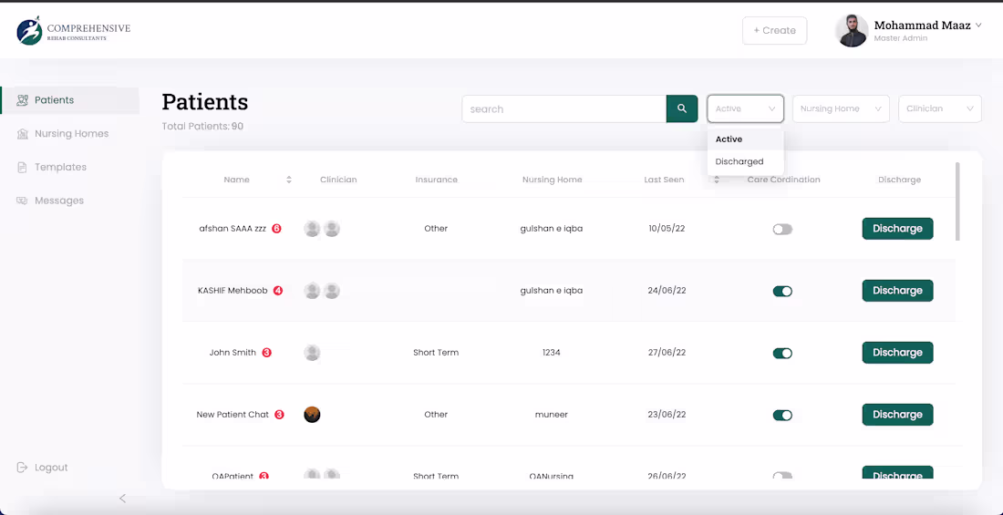 Cover image for Crehab Consultants (EMR PWA)