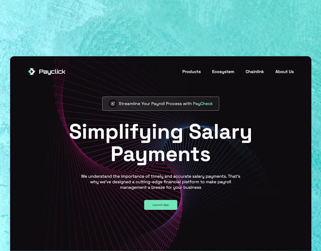Cover image for Payclick Website & Dashboard