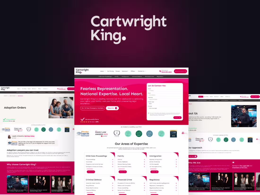 Cover image for 𝗜𝗻𝘁𝗿𝗼𝗱𝘂𝗰𝘁𝗶𝗼𝗻
Cartwright King is a UK-based