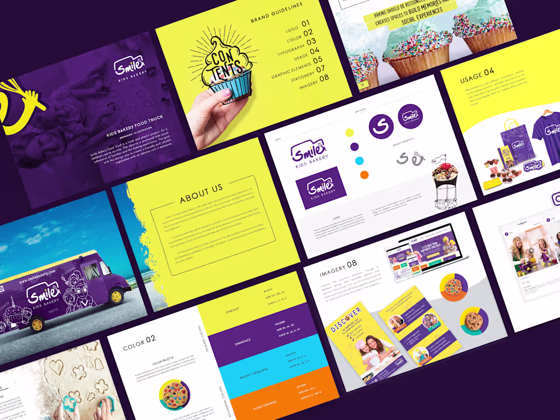 Cover image for Smile Kids Bakery - Full Brand Identity