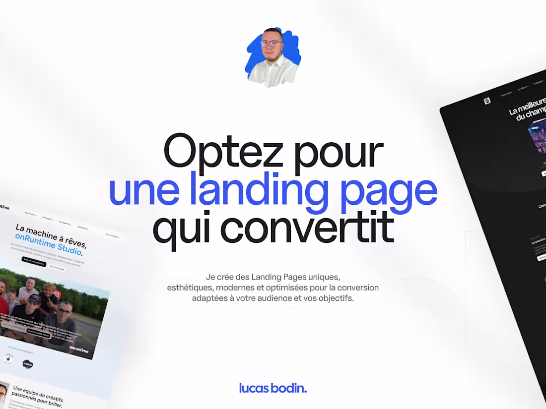 Cover image for Landing Page moderne, impactante et performante sous Figma