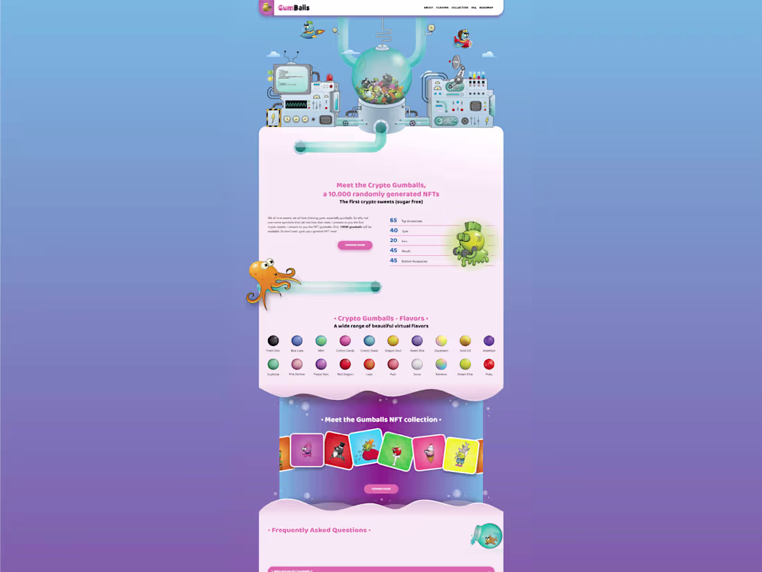 Cover image for Crypto Gumballs - 10.000 cool looking NFTs