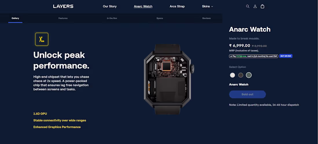 Cover image for Layers :- Anarc Watch Interior Design (Tech Burner YT )