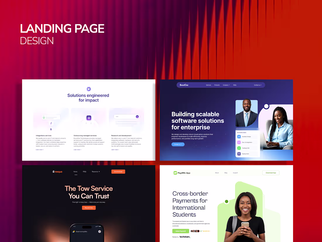 Cover image for Conversion-led Landing page design