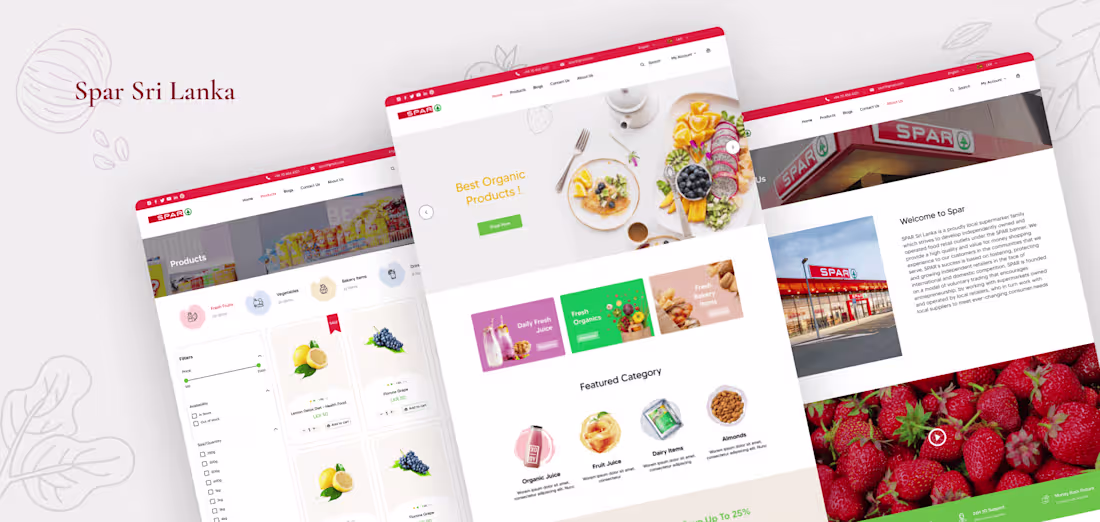 Cover image for Sri Lanka Spar Website