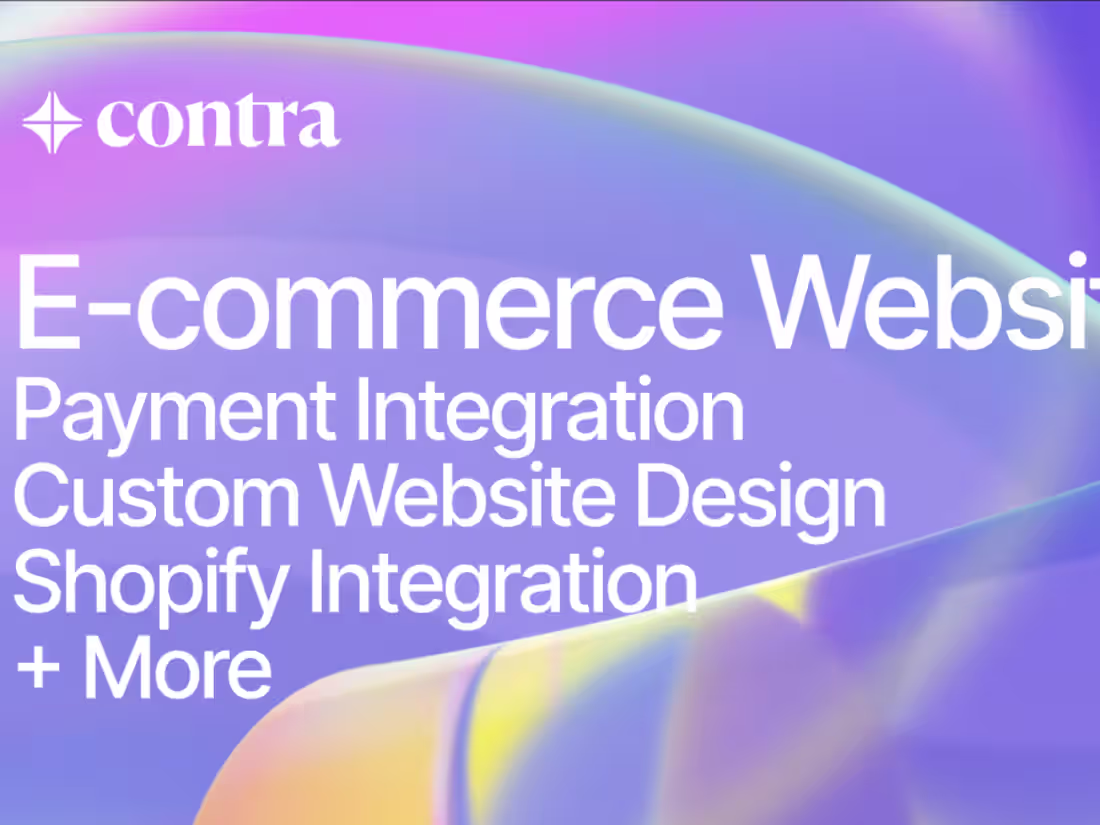 Cover image for Modern E-commerce Design | Shopify & Custom Solutions