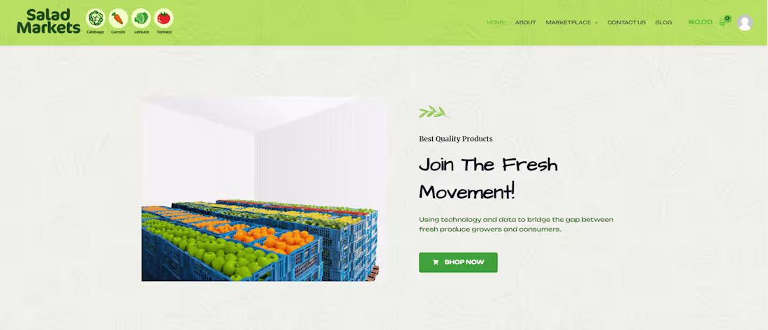 Cover image for Saladmarket