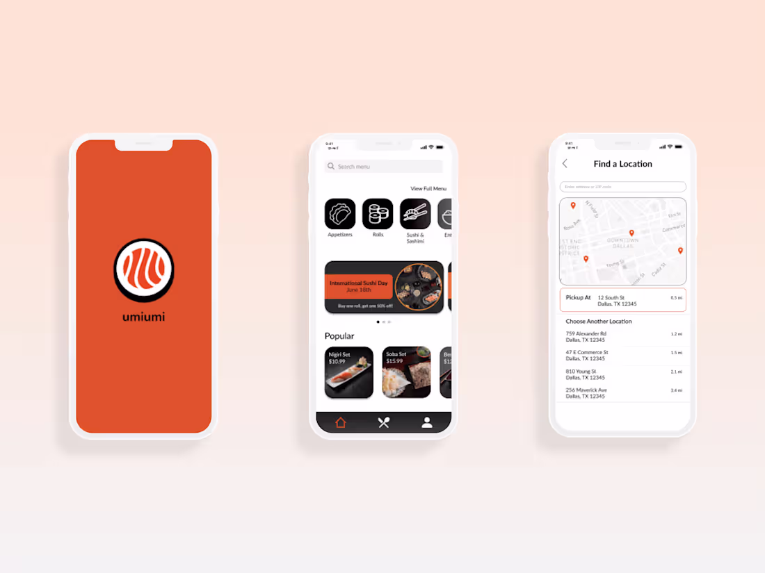 Cover image for Mobile Ordering App Design 
