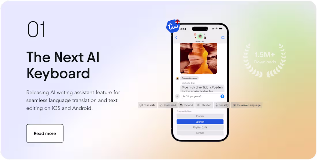 Cover image for First AI Keyboard