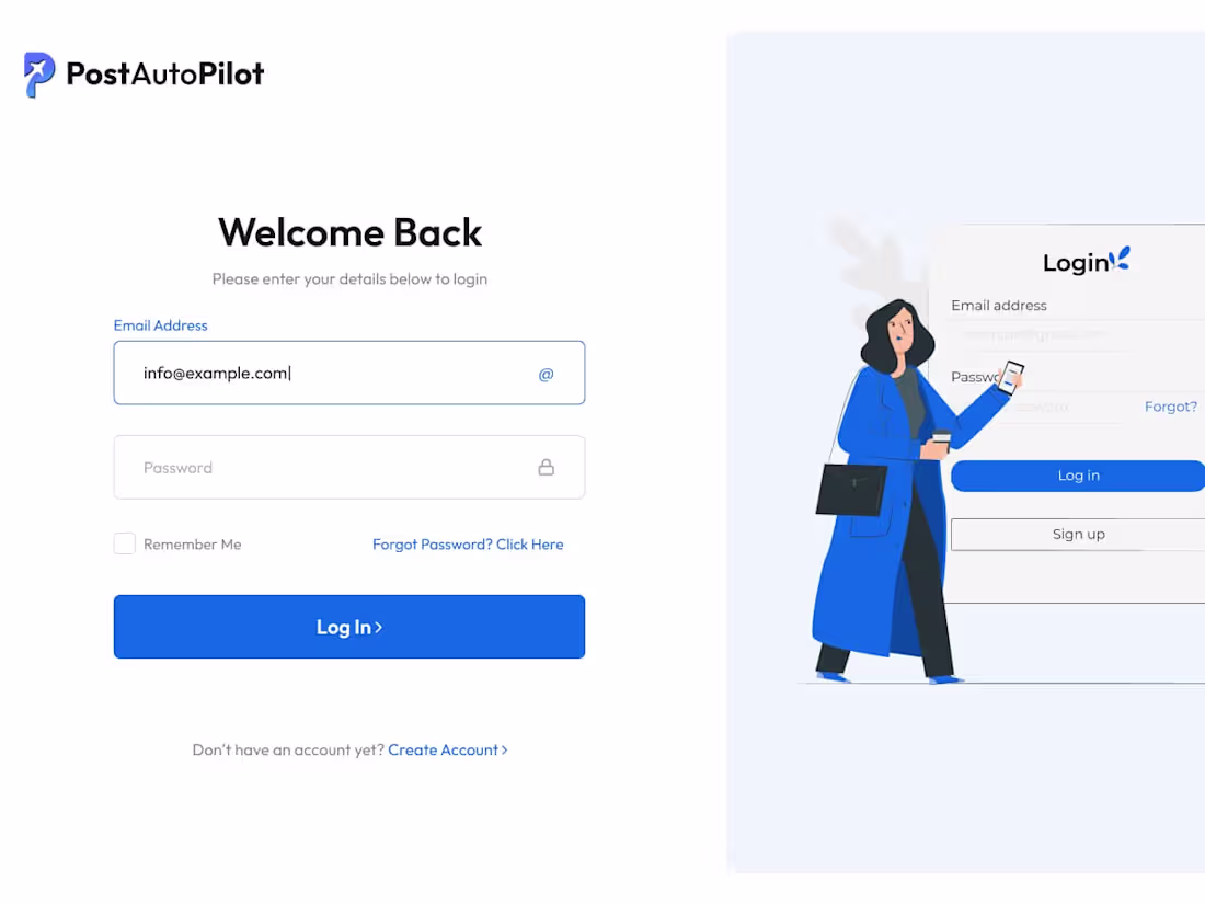 Cover image for PostAutoPilot- No-code Development Using Bubble.io