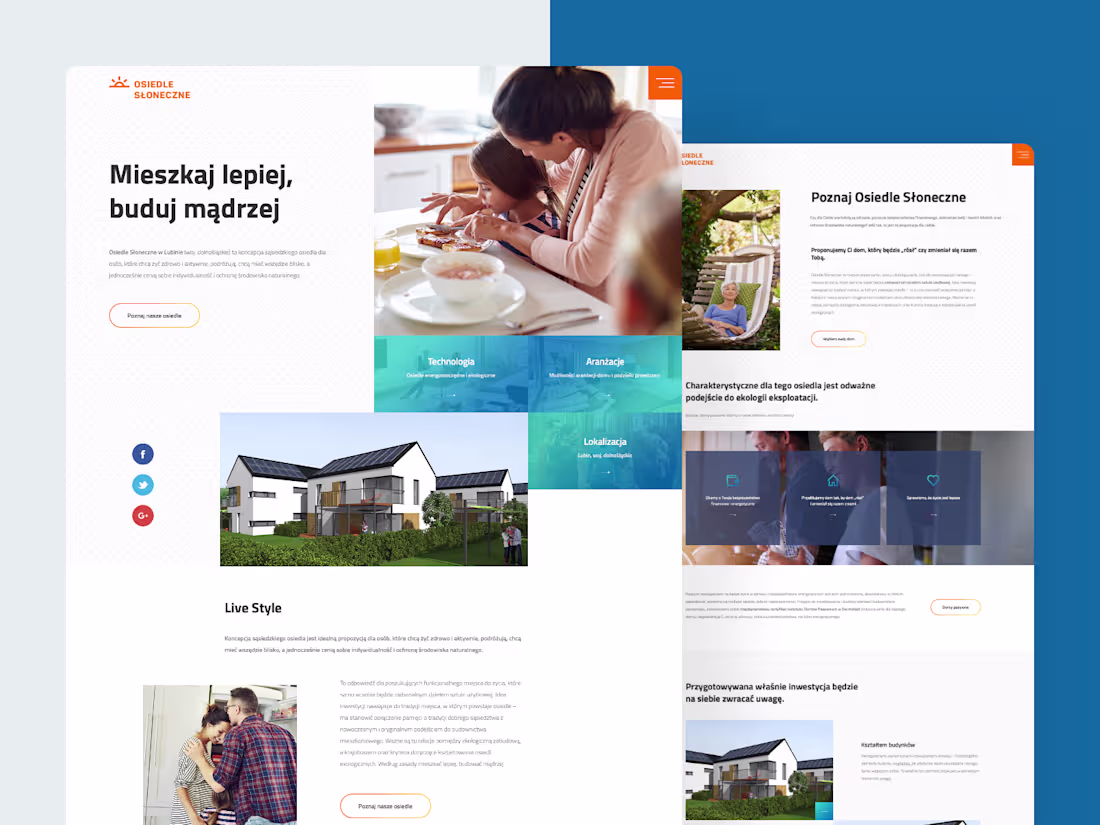 Cover image for Solar Estate - website design for an estate company