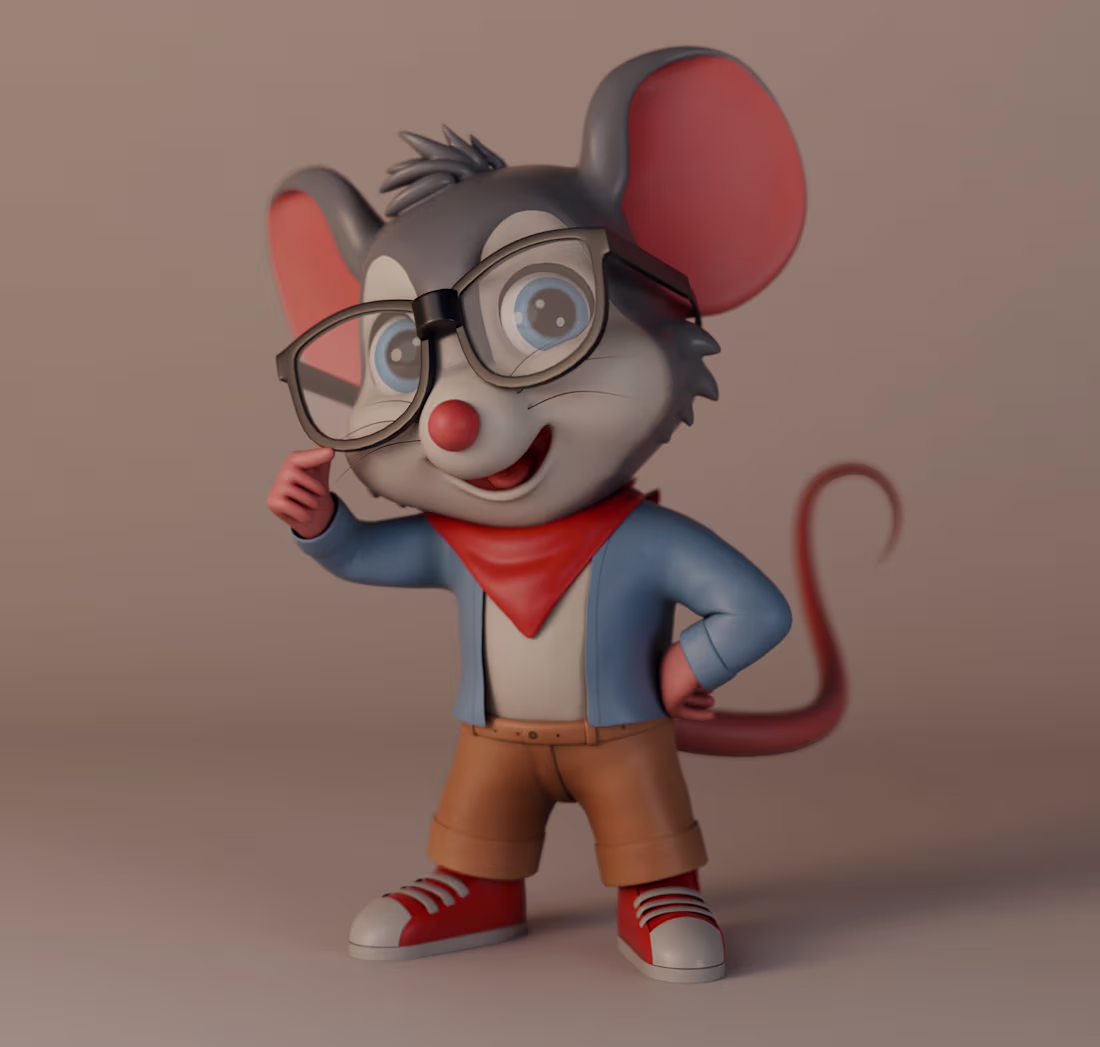 Cover image for Little Mice 3D Character