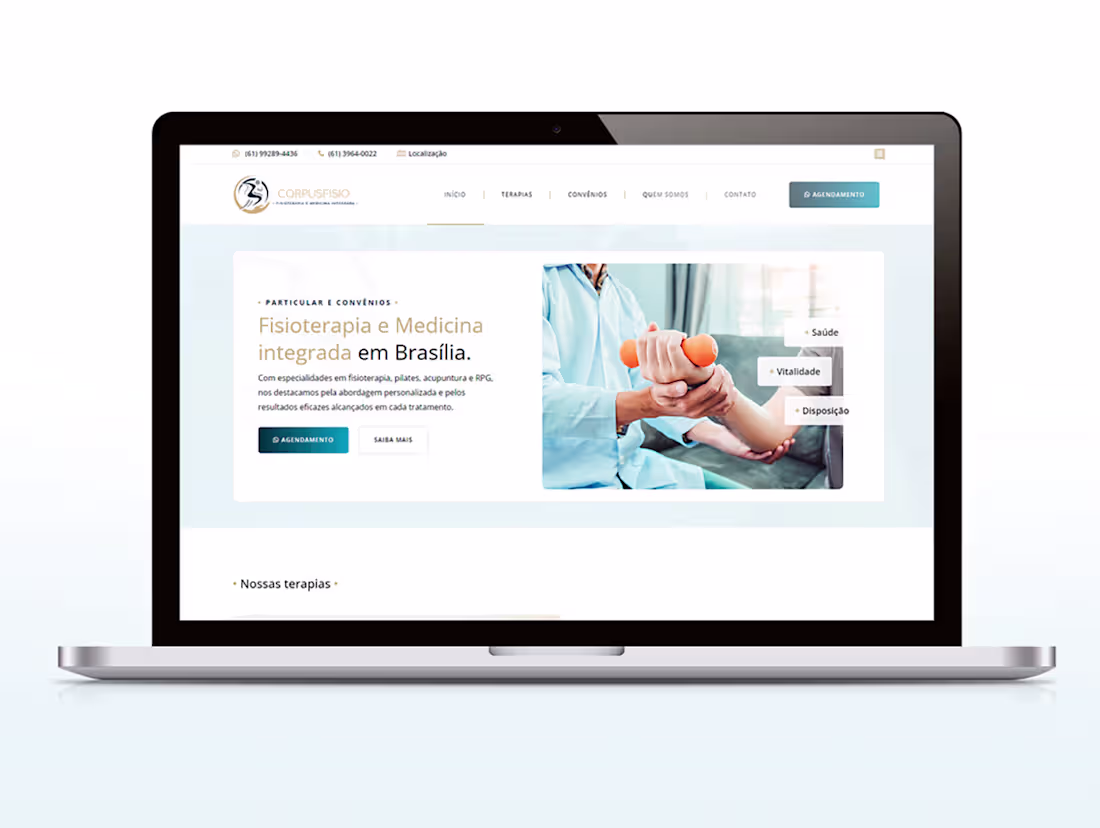 Cover image for Wordpress + Elementor Website - CorpusFisio
