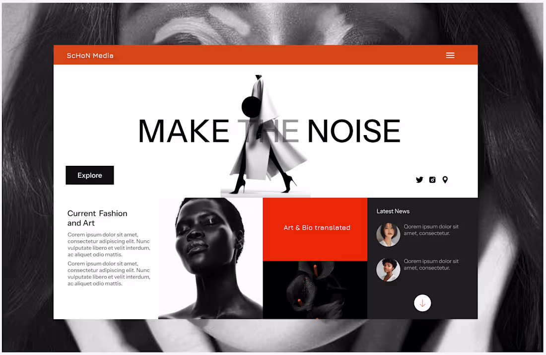 Cover image for Art Landing Page