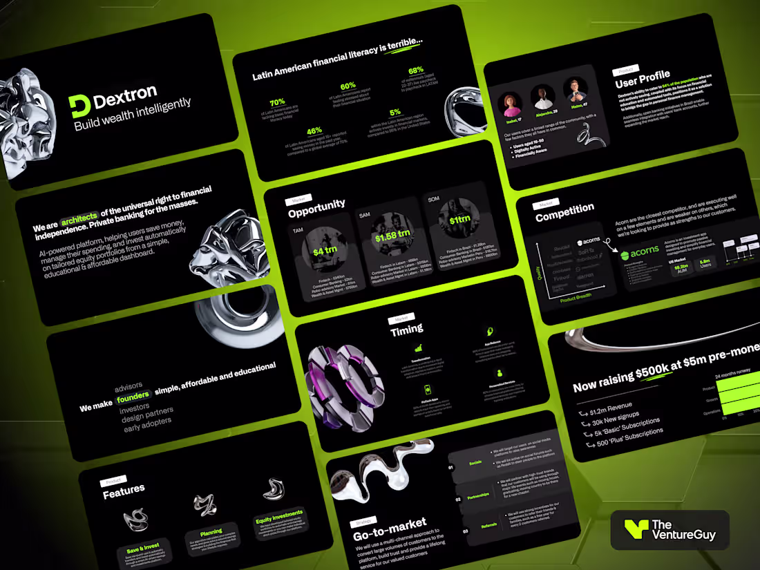 Cover image for FinTech | Seed Round | Investor Pitch Deck Development