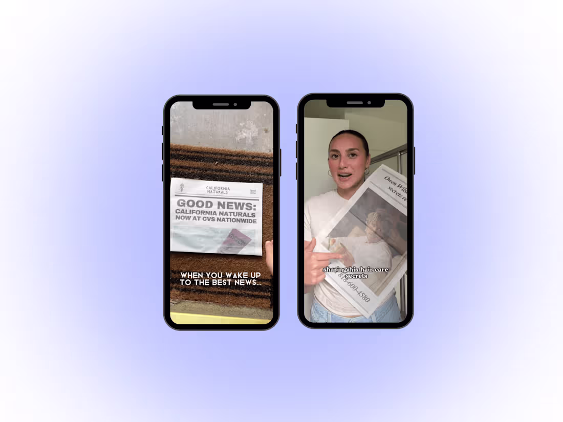 Cover image for Content that tells a story: UGC for California Naturals 