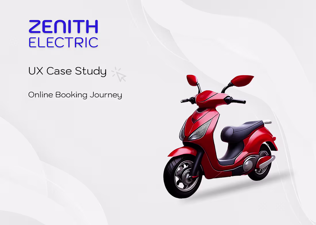 Cover image for Vehicle Online Booking Flow UX Case Study