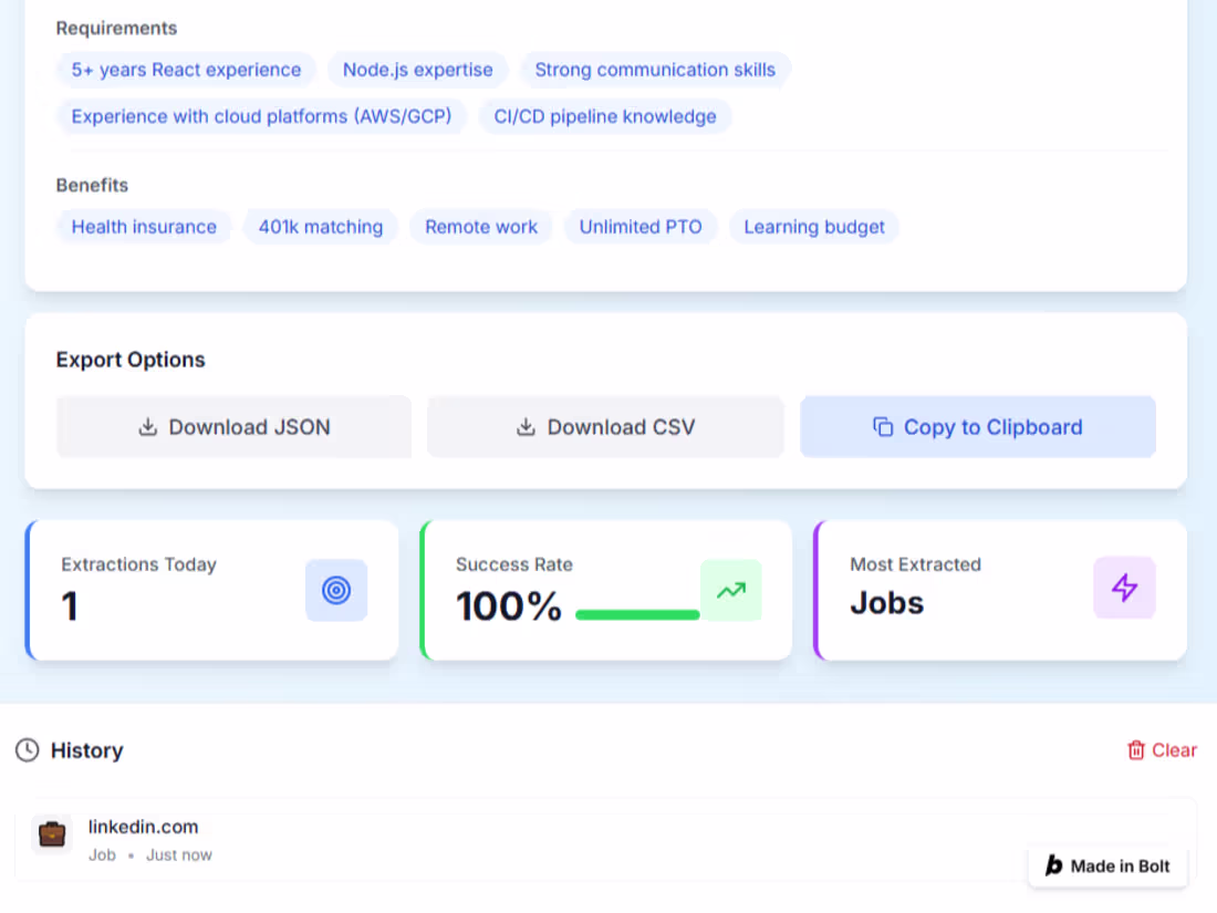 Cover image for Smart URL Data Extractor – Enterprise Web Scraping Tool
