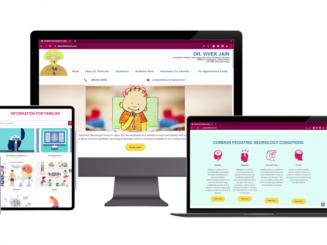 Cover image for Pediatric Neurologist in Jaipur | Dr. Vivek Jain