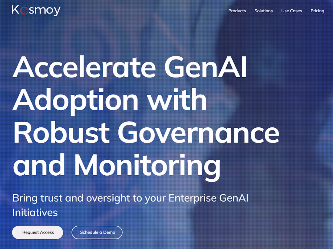 Cover image for Kosmoy | GenAI for Enterprise