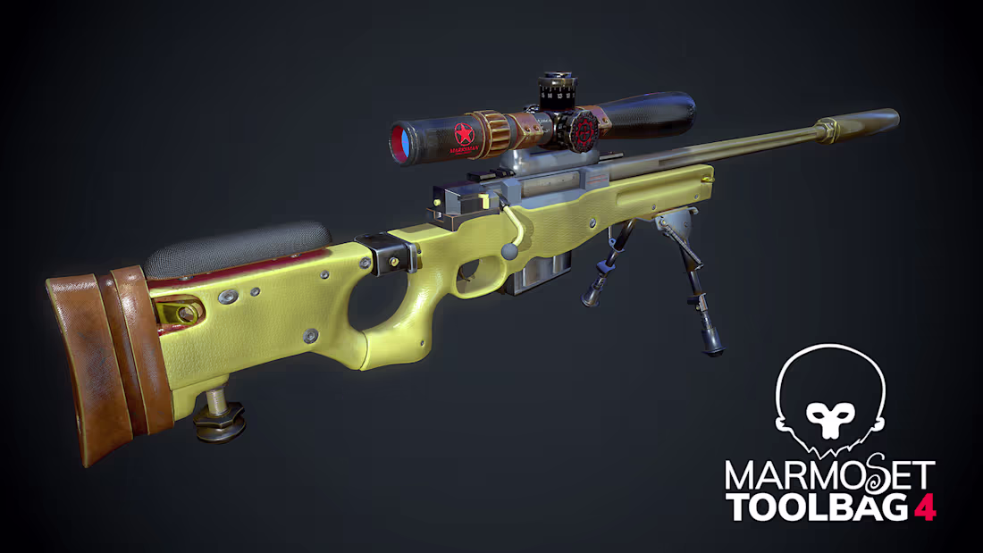 Cover image for Stylized Sniper Rifle SV-98 on Behance