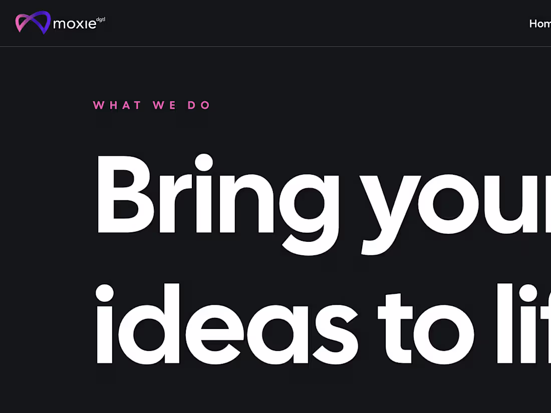 Cover image for moxie dgtl - Design and Marketing Studio Logo and Illustrations