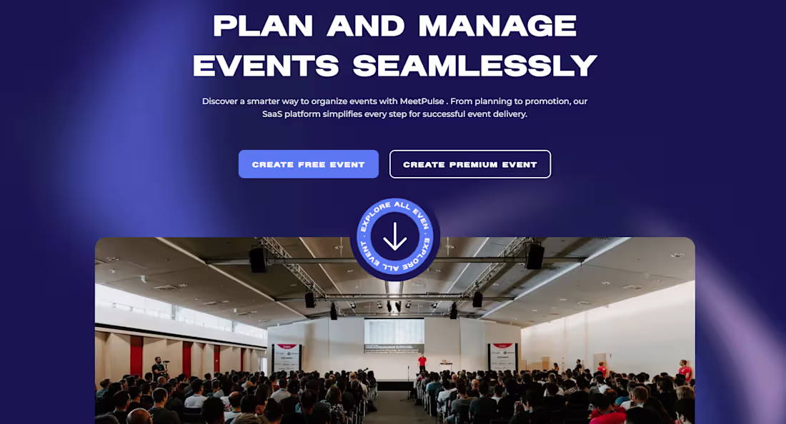 Cover image for MeetPulse — A Modern Webflow Website I Designed & Built I re...