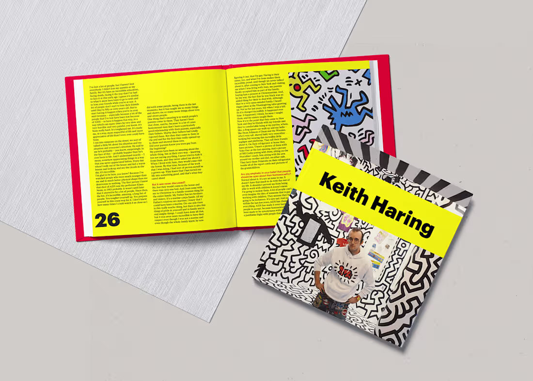 Cover image for Work and Life: Keith Haring