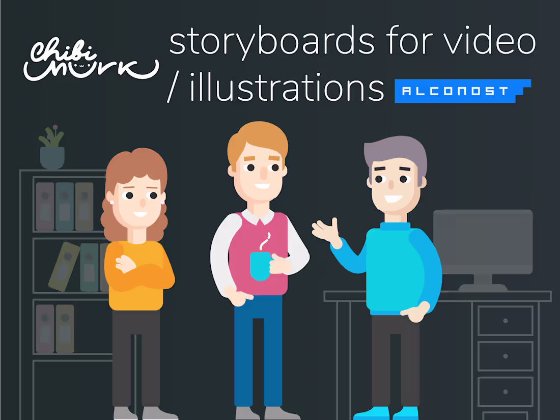 Cover image for Storyboards and Illustrations for Motion Graphics