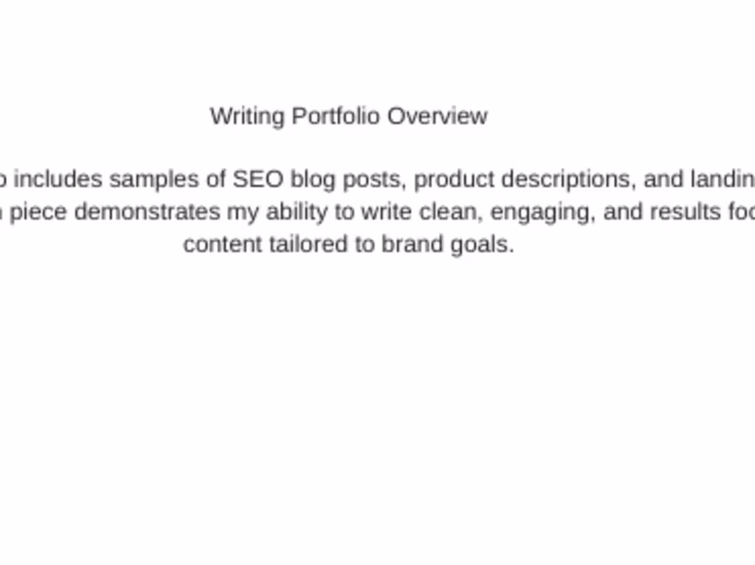 Cover image for A simple overview showcasing the