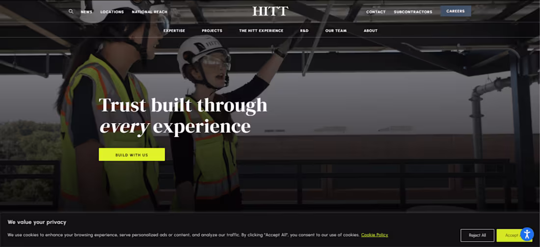 Cover image for HITT || Construction Website