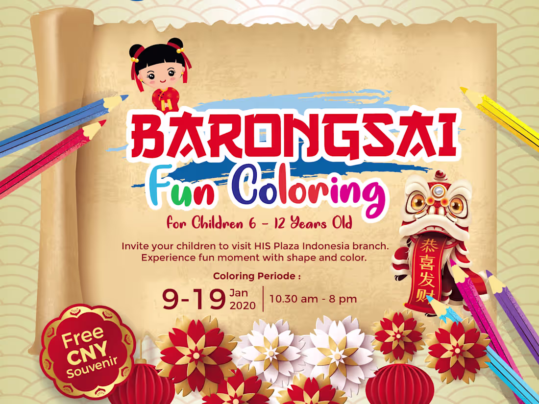 Cover image for Design Key Visual of Chinese New Year Event