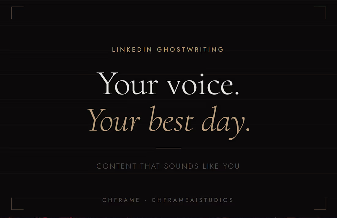 Cover image for LinkedIn Ghostwriting for Coaches & Consultants
