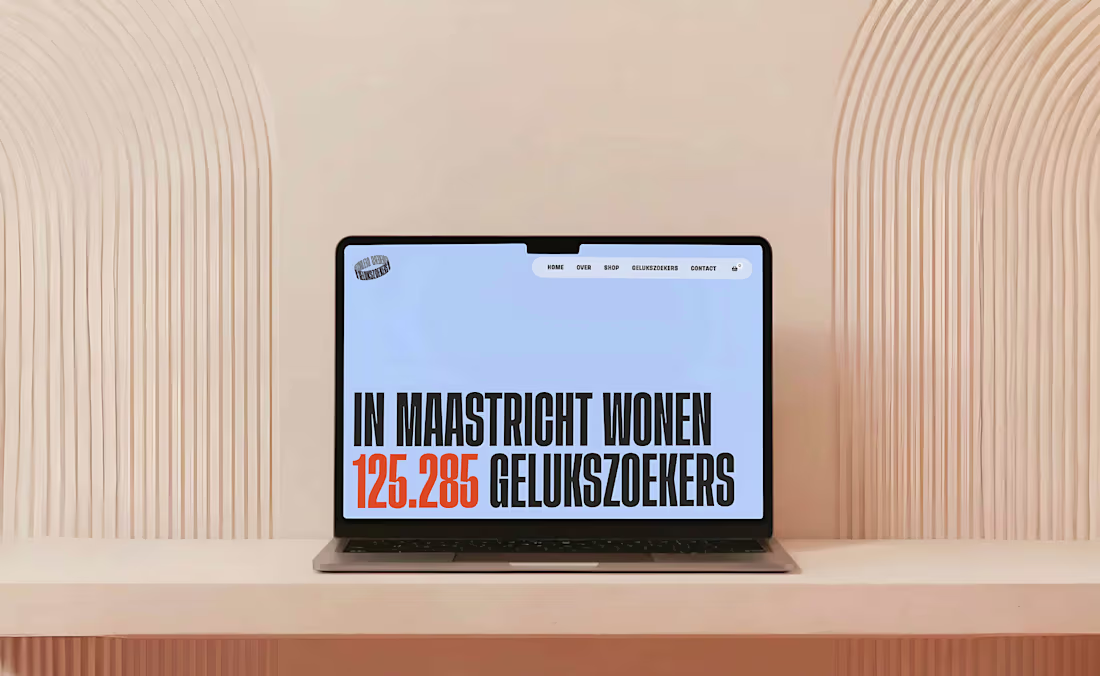 Cover image for Webflow & Shopify website for social impact label Gelukszoekers